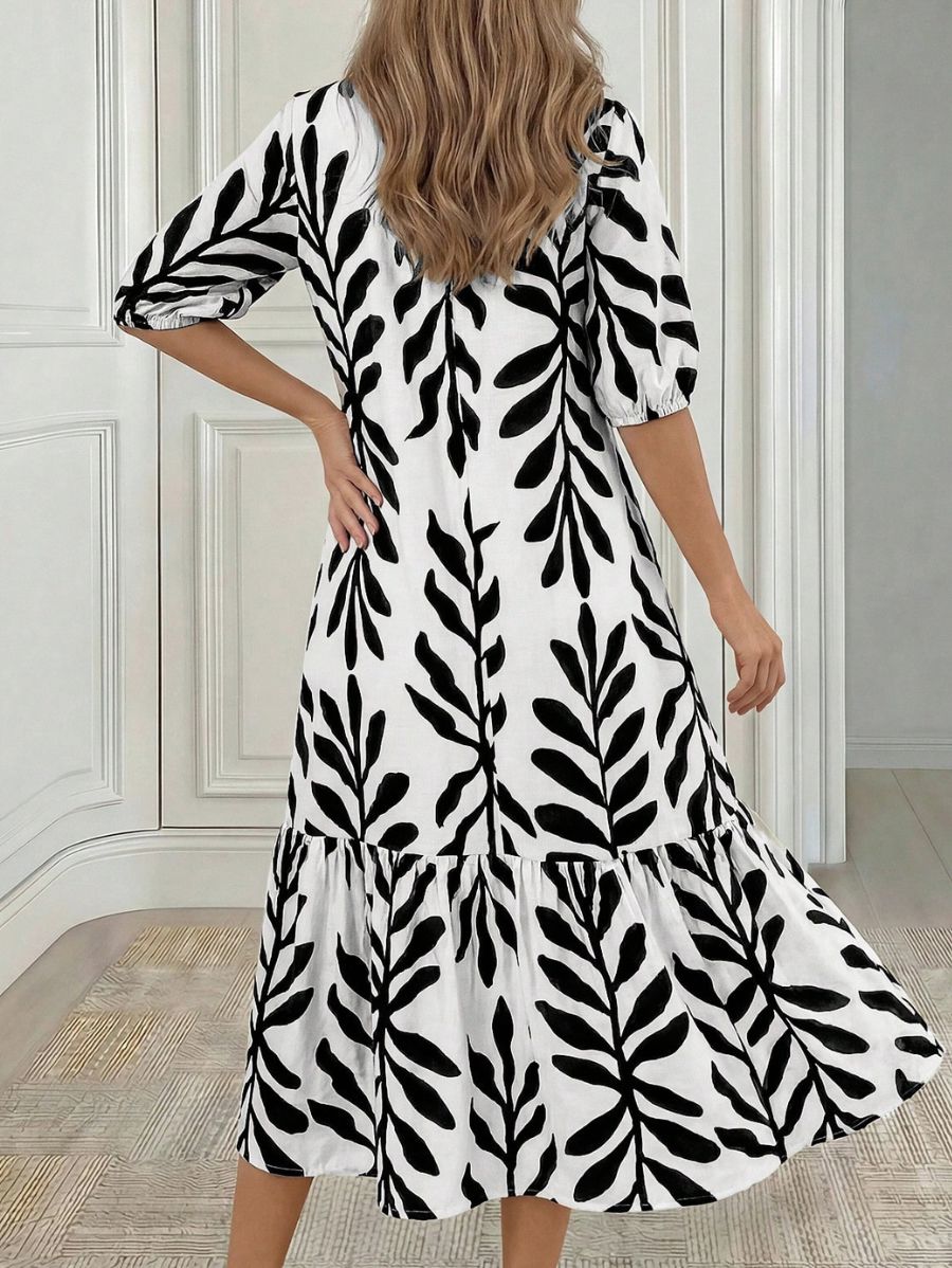 Vestido Midi Estampado Vestido 05 ZAPRINI 
