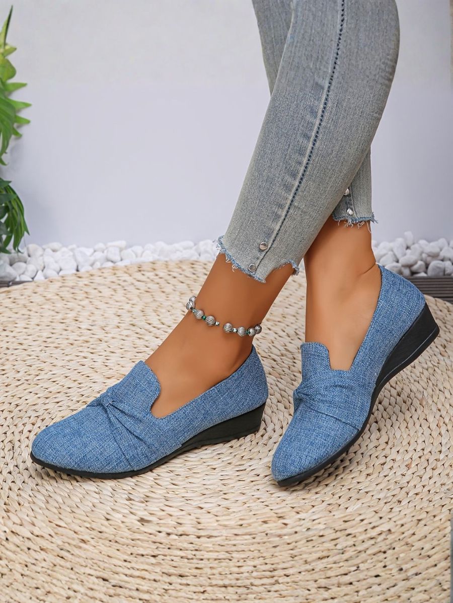 ZAPATOS CON DETALLE DE LAZO Zapato 7 ZAPRINI Azul 34 