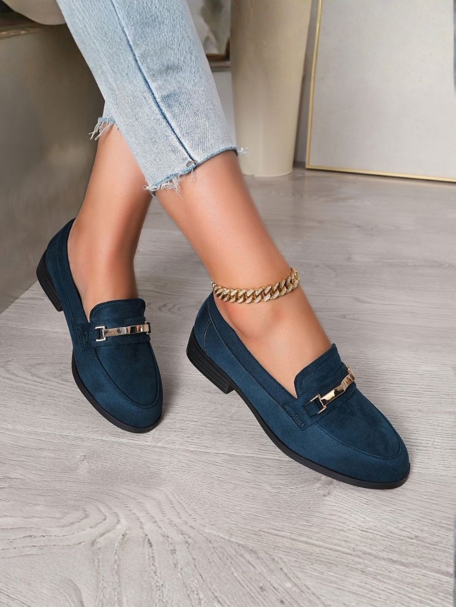 ZAPATOS DE TACÓN GRUESO CON DETALLE METÁLICO Zapato 9 ZAPRINI 34 
