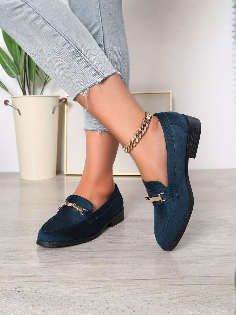 ZAPATOS DE TACÓN GRUESO CON DETALLE METÁLICO Zapato 9 ZAPRINI 