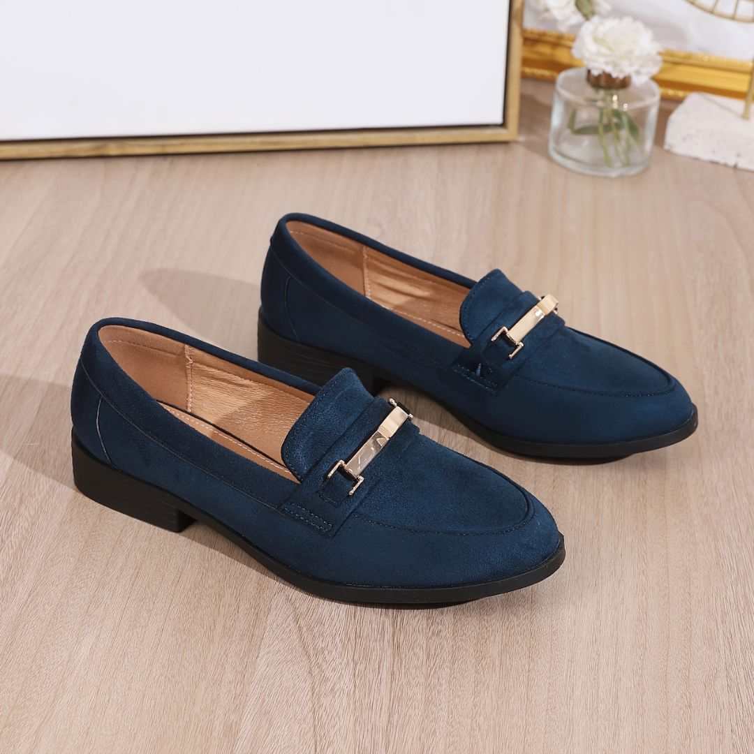 ZAPATOS DE TACÓN GRUESO CON DETALLE METÁLICO Zapato 9 ZAPRINI 
