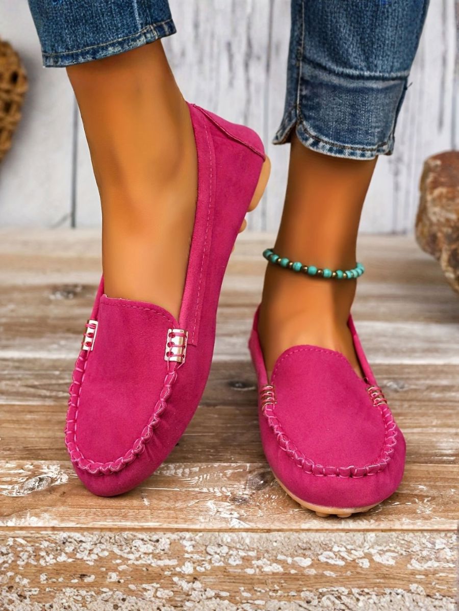 ZAPATOS UNICOLOR CON DETALLE METÁLICO LATERAL Zapato 12 ZAPRINI Rosa 34 
