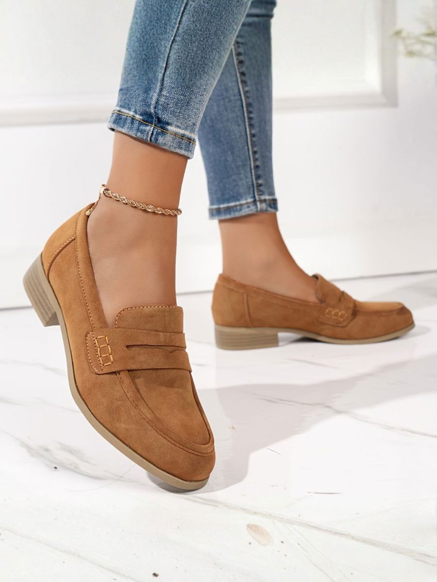 ZAPATOS UNICOLOR CON TACÓN GRUESO Zapato 6 ZAPRINI 34 