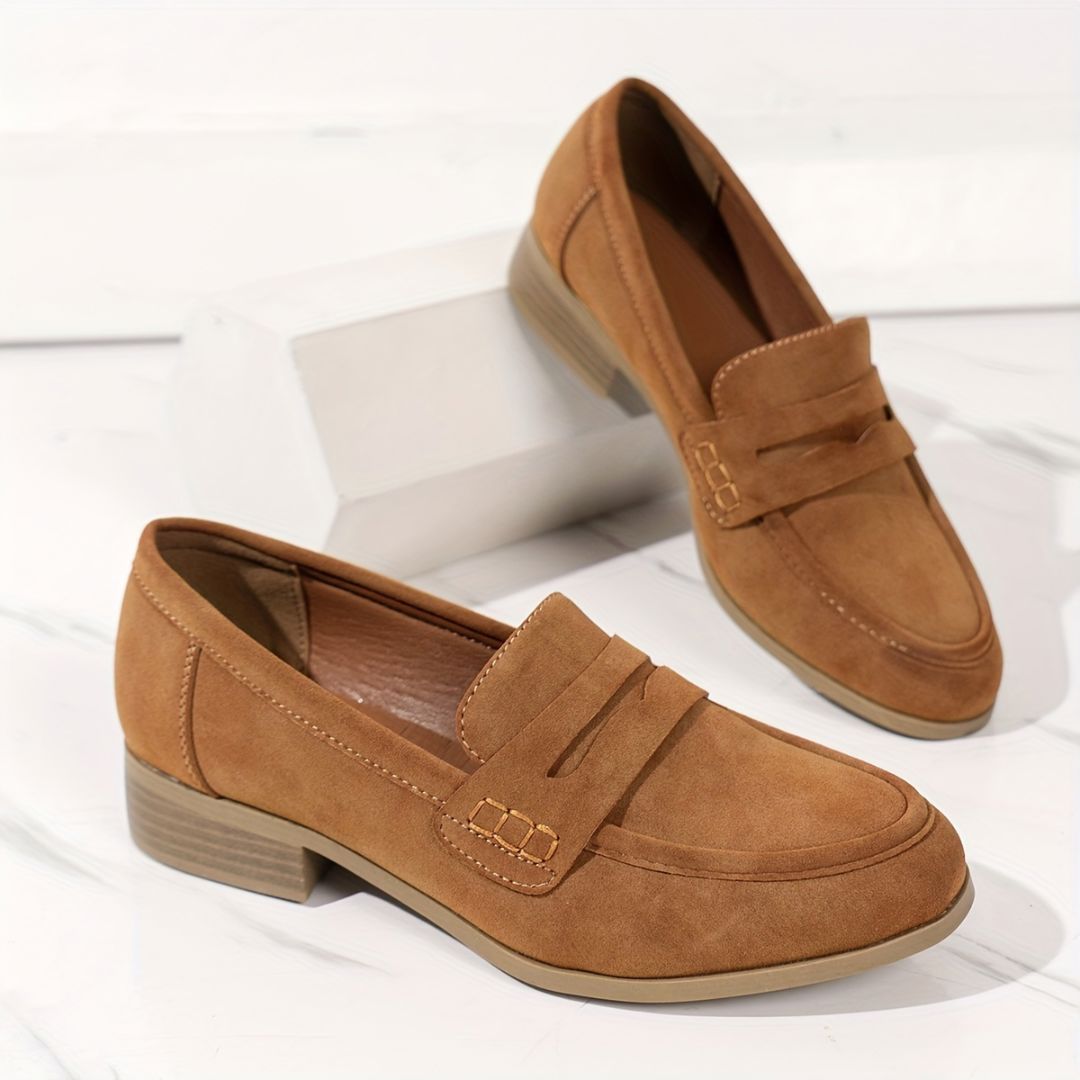 ZAPATOS UNICOLOR CON TACÓN GRUESO Zapato 6 ZAPRINI 