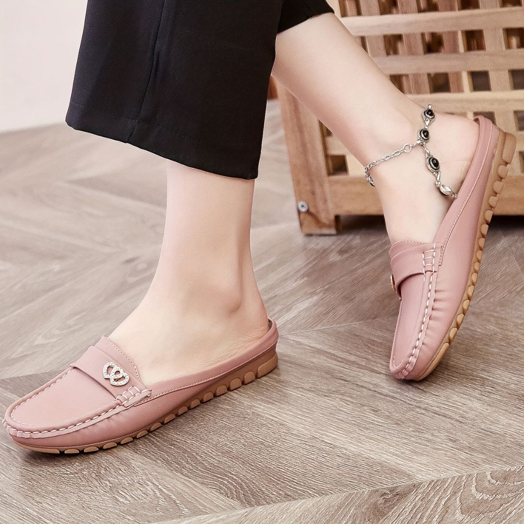 ZUECOS CON DETALLE DE CORAZONES Zueco 14 ZAPRINI Rosa 34 