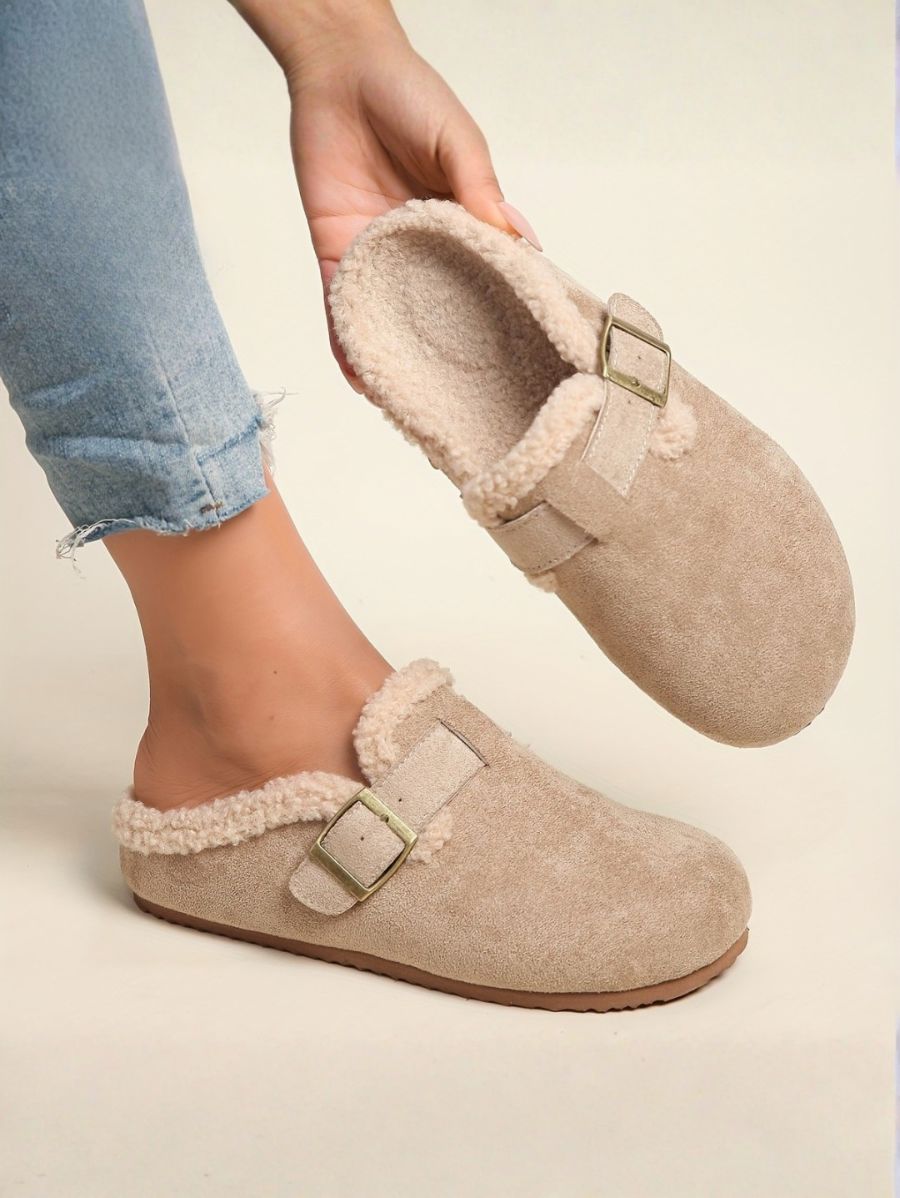 ZUECOS FORRADOS CON CORDERITO Zueco 7 ZAPRINI Beige 34 