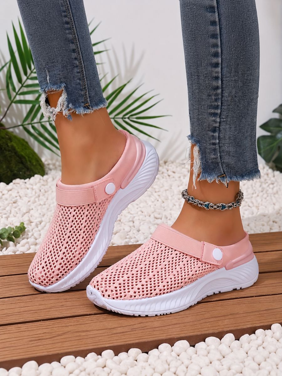 Zuecos Deportivos Con Calado Zueco 27 ZAPRINI Rosa 34 